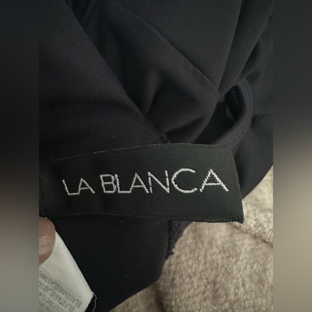 La Blanca 'Sweetheart' One Piece swimsuit  Black Size 12 - Picture 4 of 6